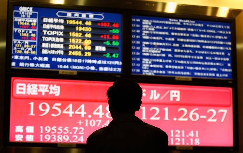 Asia stocks rise tracking Wall St gains; RBA minutes, Japan FX stance in focus